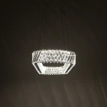 Luxora Oval lampa wisząca LED 40W 3000K nikiel 11707