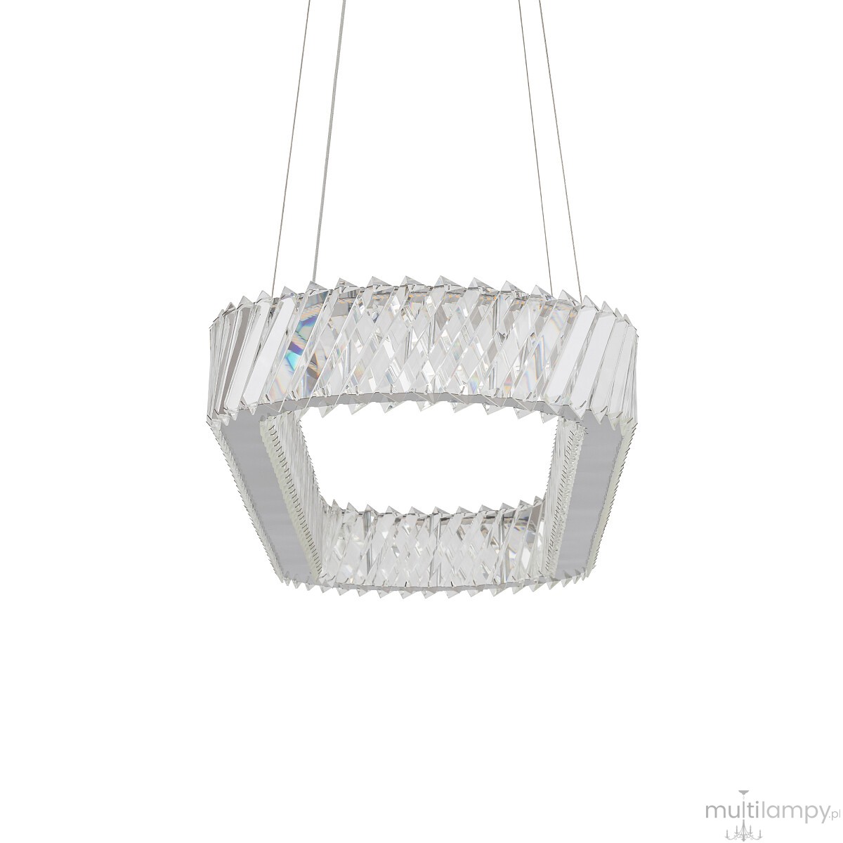 Luxora Oval lampa wisząca LED 40W 3000K nikiel 11707