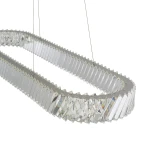 Luxora Oval lampa wisząca LED 40W 3000K nikiel 11707