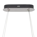 Luxora Oval lampa wisząca LED 40W 3000K nikiel 11707