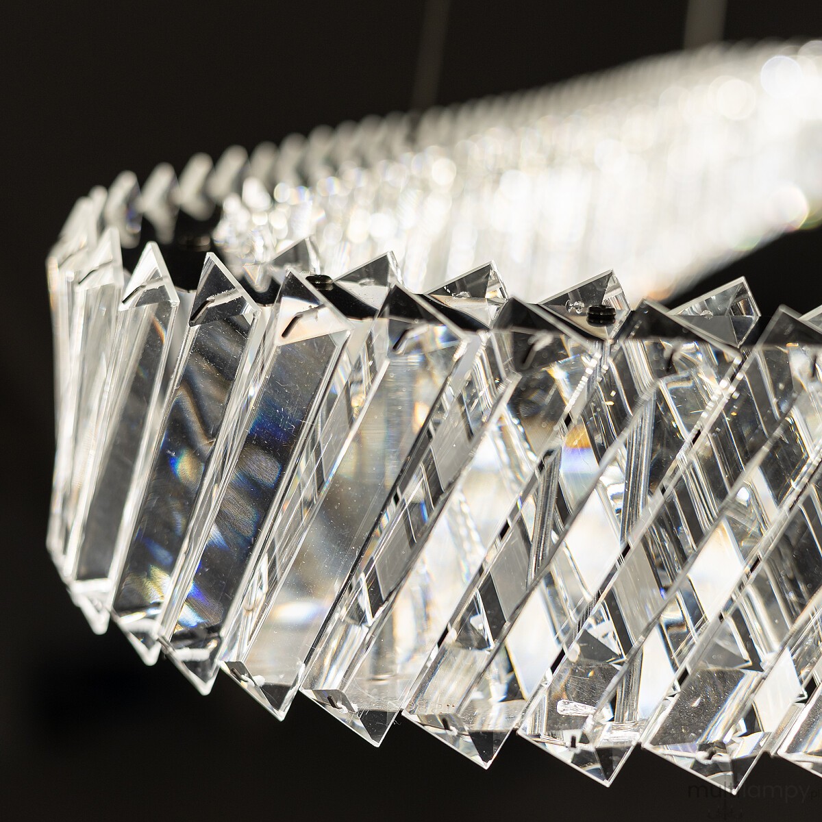 Luxora Oval lampa wisząca LED 40W 3000K nikiel 11707