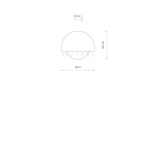 Cabo kinkiet elewacyjny LED 10W 3000K IP54 czarny 11804