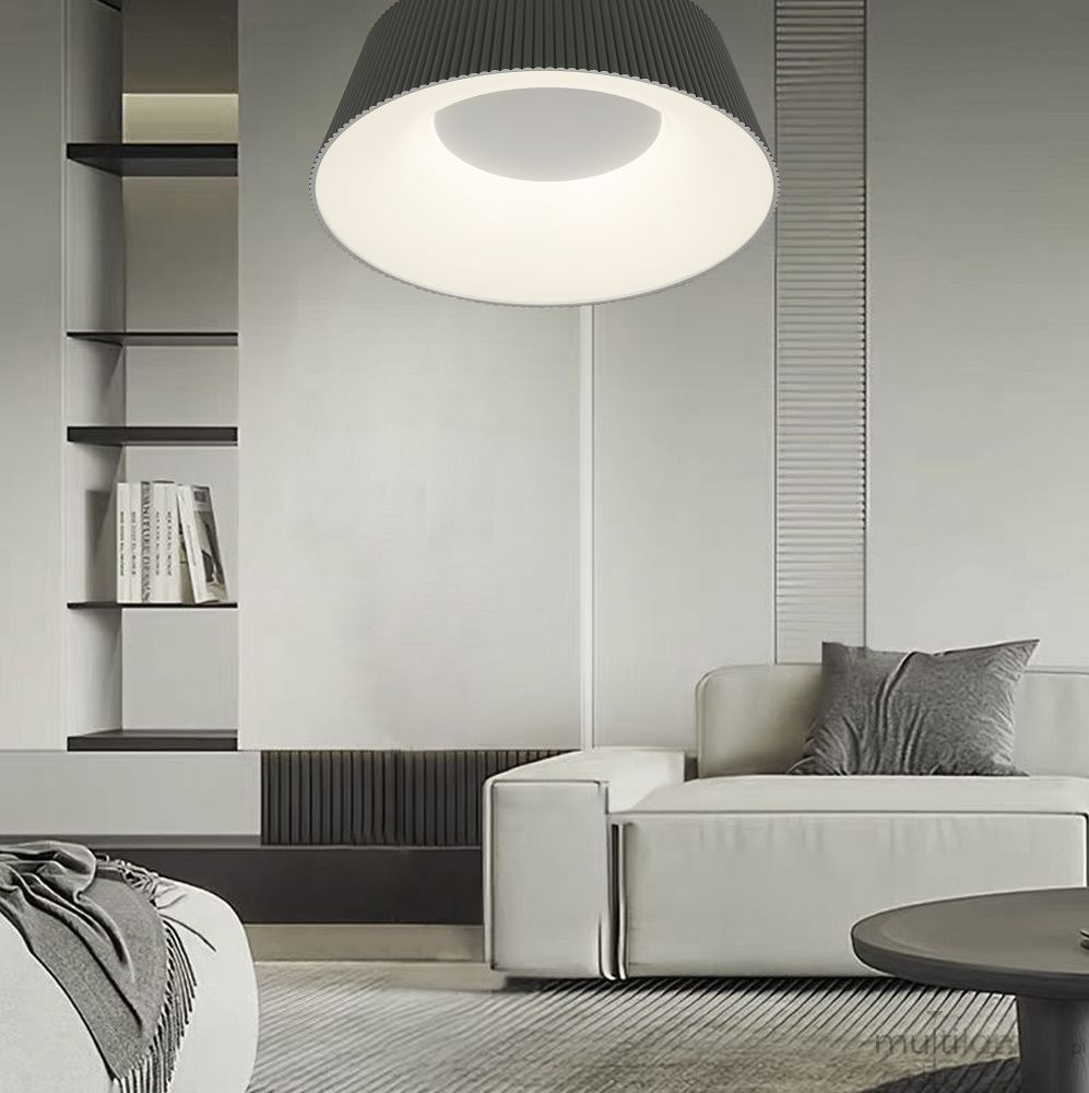 Sella plafon LED 25W CCT antracyt 9222-0150