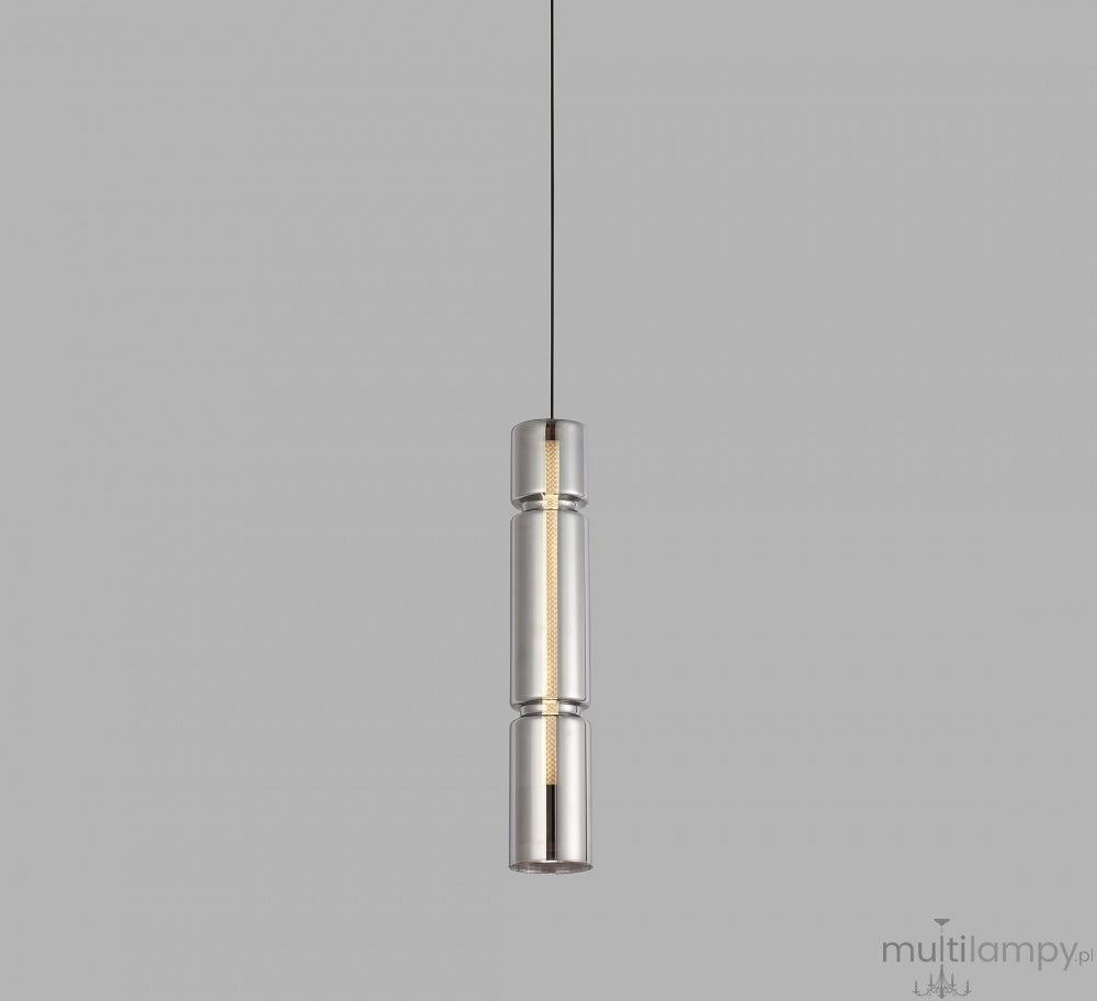 Cilindro lampa wisząca LED 9W czarna 6223-0110