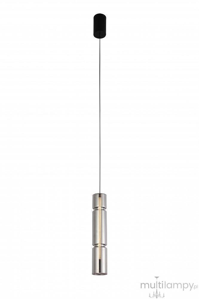 Cilindro lampa wisząca LED 9W czarna 6223-0110