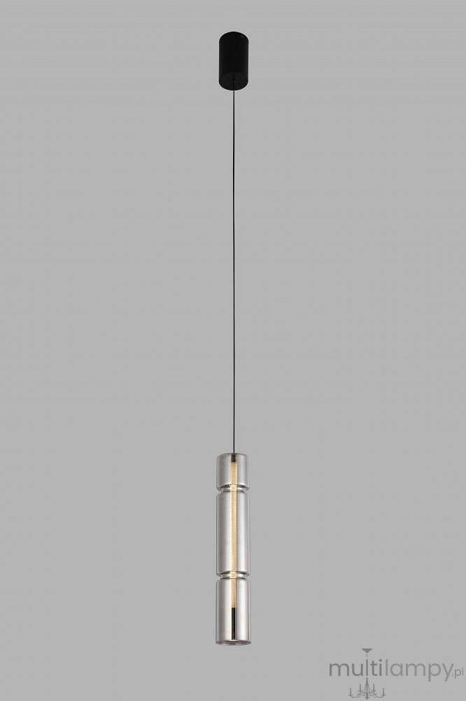 Cilindro lampa wisząca LED 9W czarna 6223-0110