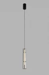 Cilindro lampa wisząca LED 9W czarna 6223-0110
