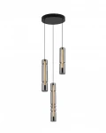 Cilindro lampa wisząca 3xLED 27W czarna 6223-0310