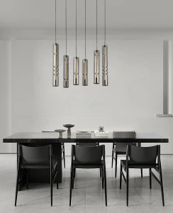 Cilindro lampa wisząca 6xLED 54W czarna 6223-0610