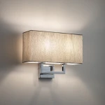 Hotel Mood kinkiet 2xE27 chrom/szary 11792