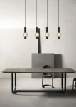 Ronda lampa wisząca 4xLED 32W CCT czarna 7224-0410