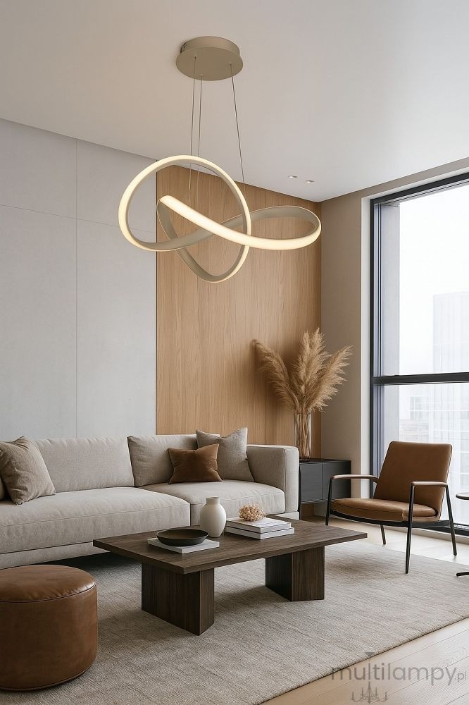 Bandol lampa wisząca LED 38W piaskowa 6064-113S
