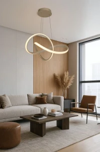 Bandol lampa wisząca LED 38W piaskowa 6064-113S