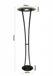 Arnas lampa podłogowa z pilotem LED 80W CCT czarna 3067-302
