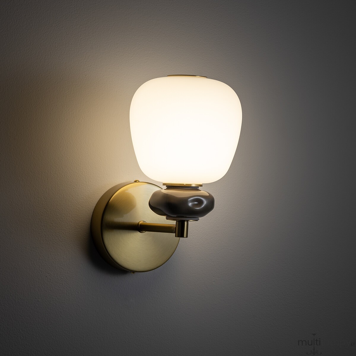 Ceramic kinkiet LED 8W 3000K złoty 11703