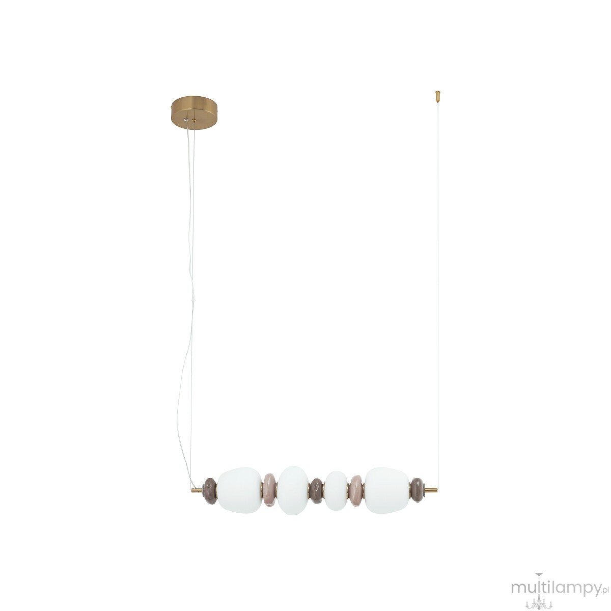 Ceramic lampa wisząca LED 22W 3000K złoty 11700