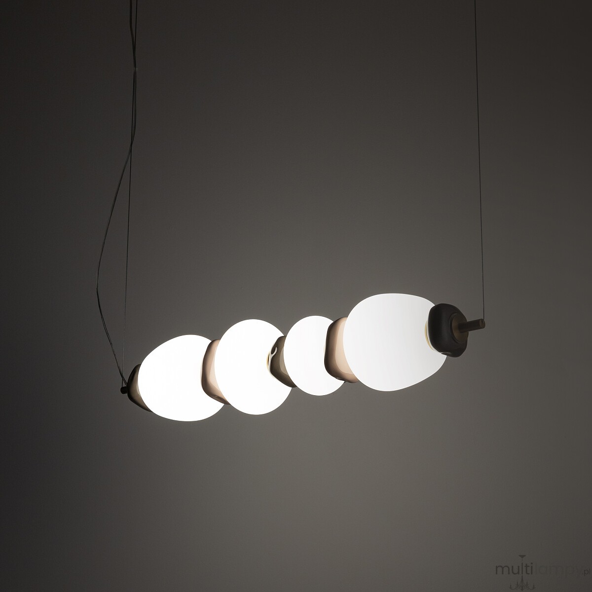 Ceramic lampa wisząca LED 22W 3000K złoty 11700