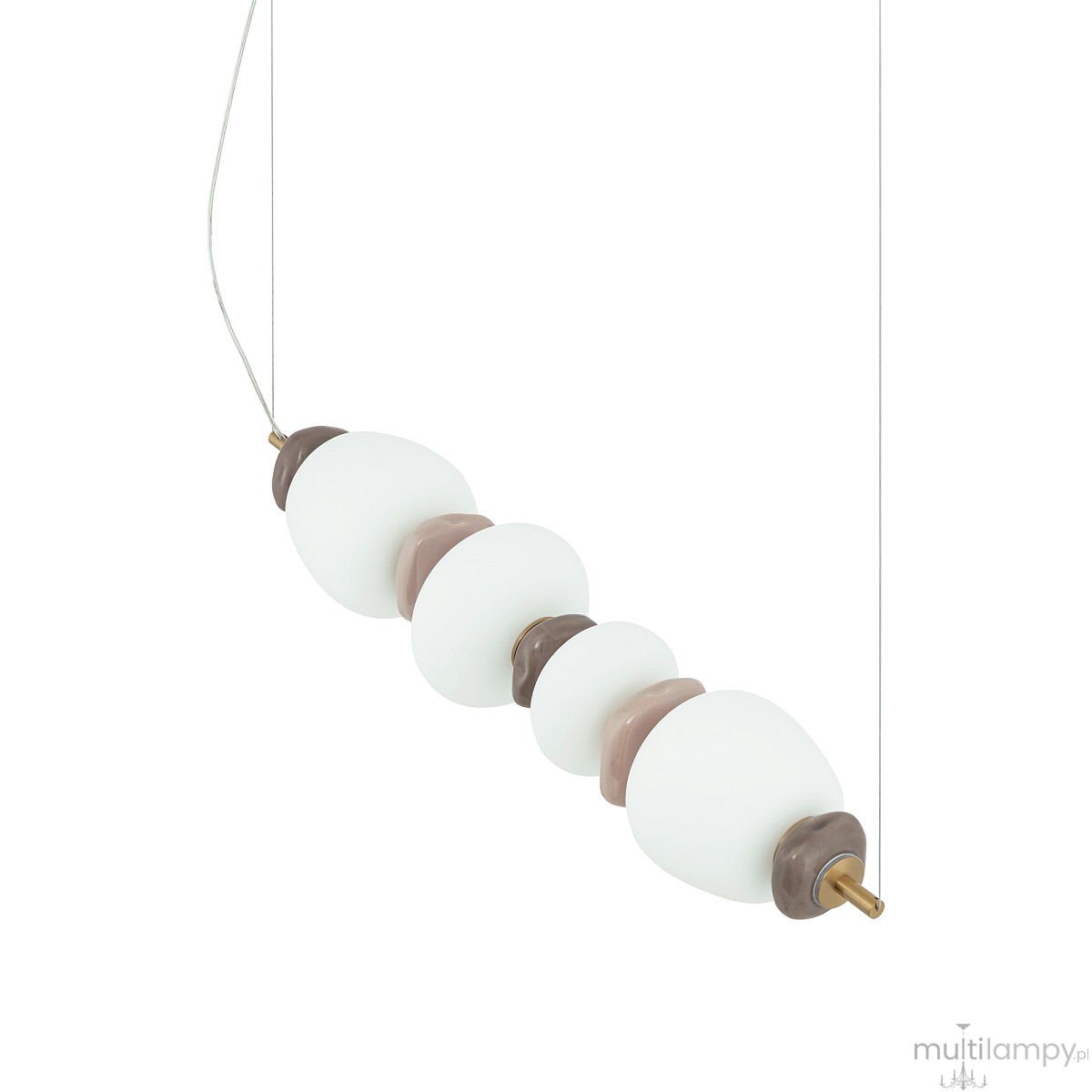 Ceramic lampa wisząca LED 22W 3000K złoty 11700