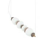 Ceramic lampa wisząca LED 22W 3000K złoty 11700