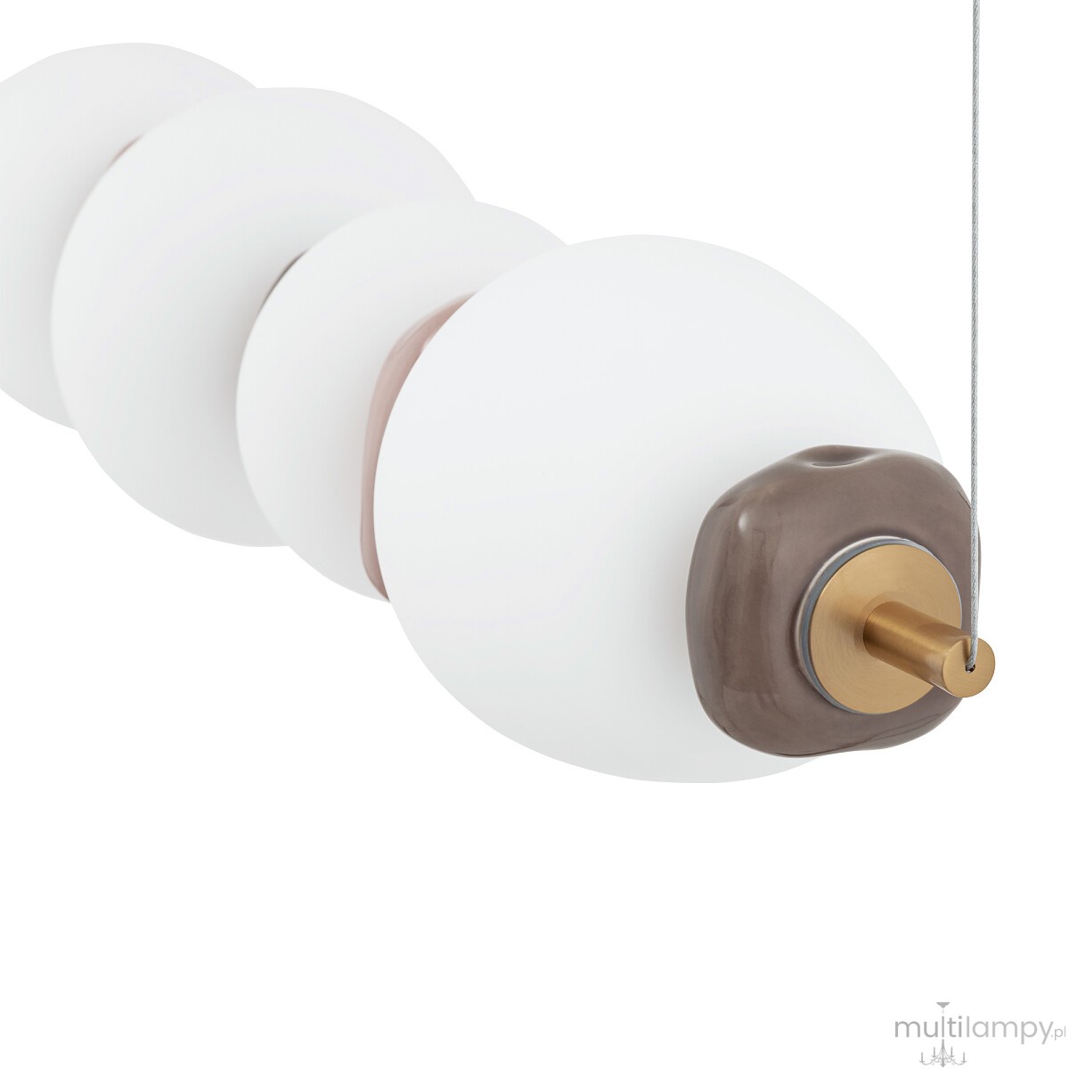 Ceramic lampa wisząca LED 22W 3000K złoty 11700