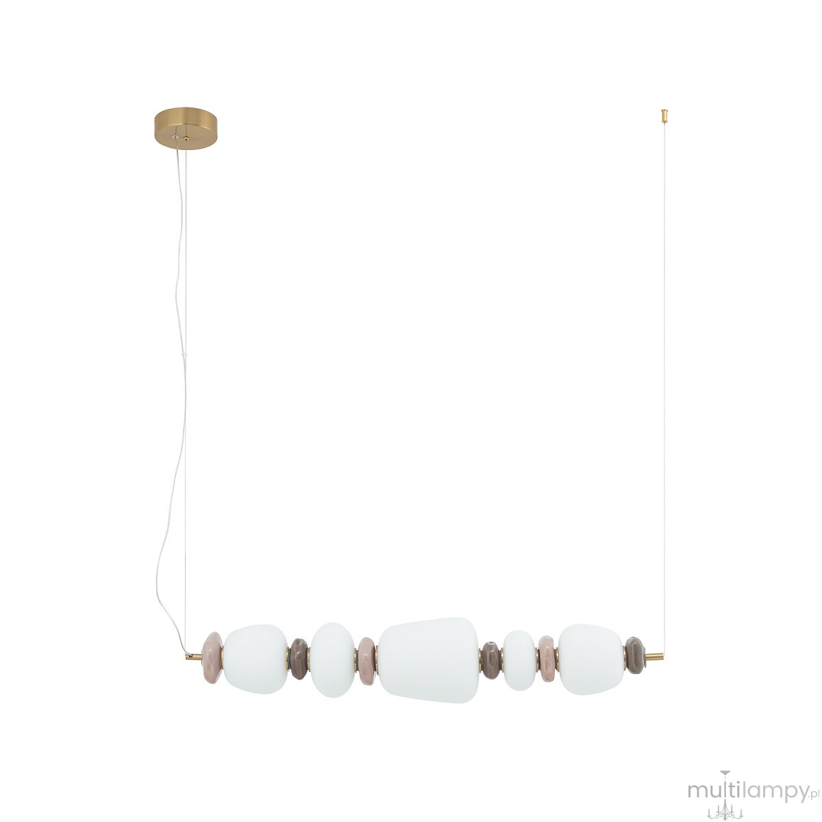 Ceramic lampa wisząca LED 26W 3000K złoty 11699