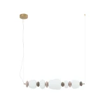 Ceramic lampa wisząca LED 26W 3000K złoty 11699