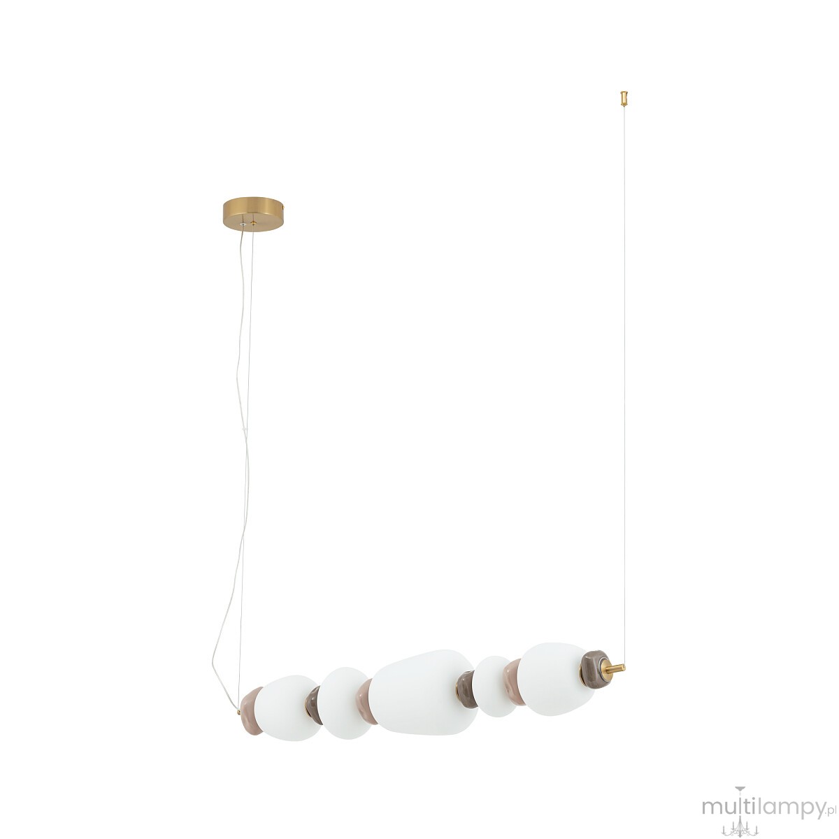 Ceramic lampa wisząca LED 26W 3000K złoty 11699