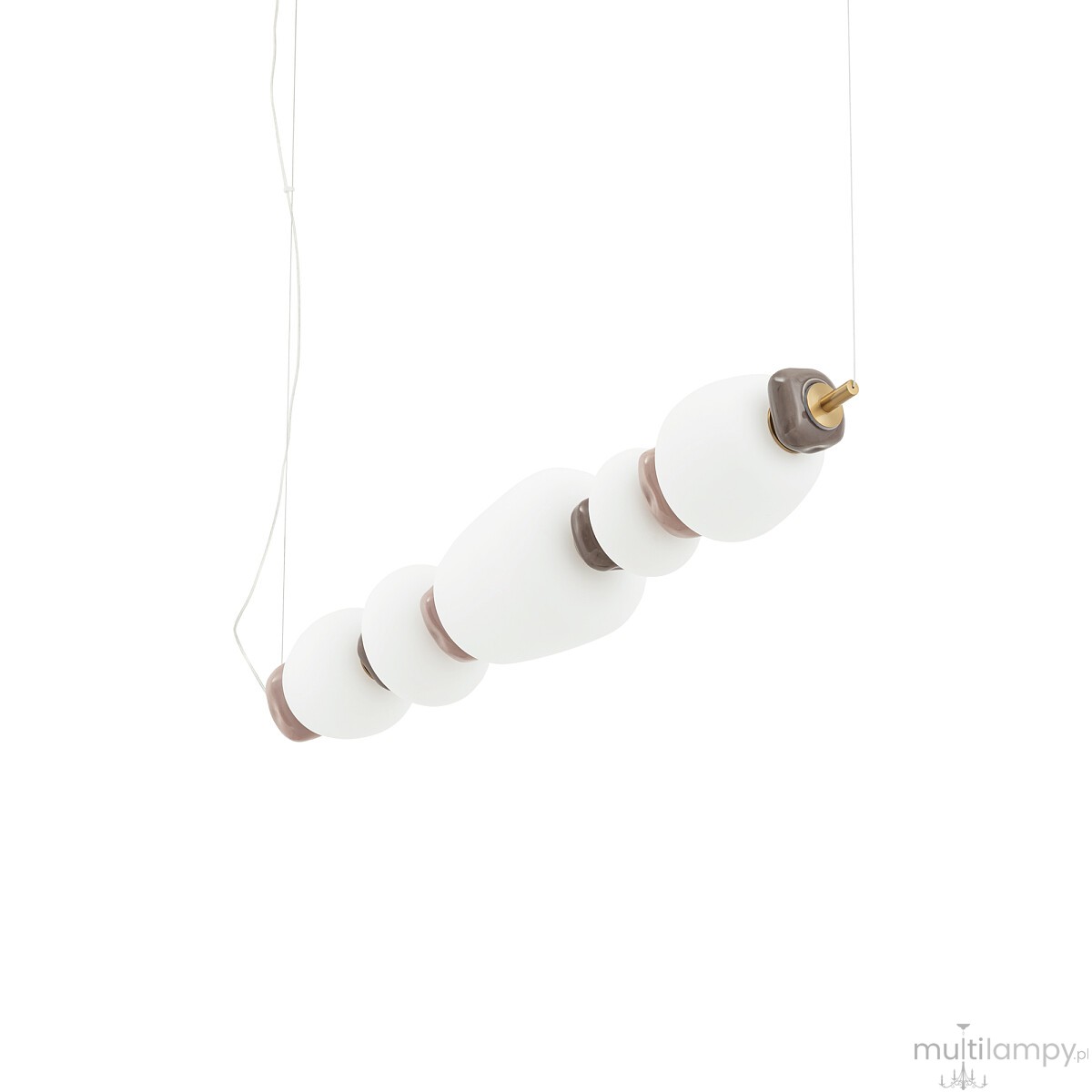 Ceramic lampa wisząca LED 26W 3000K złoty 11699