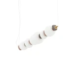 Ceramic lampa wisząca LED 26W 3000K złoty 11699