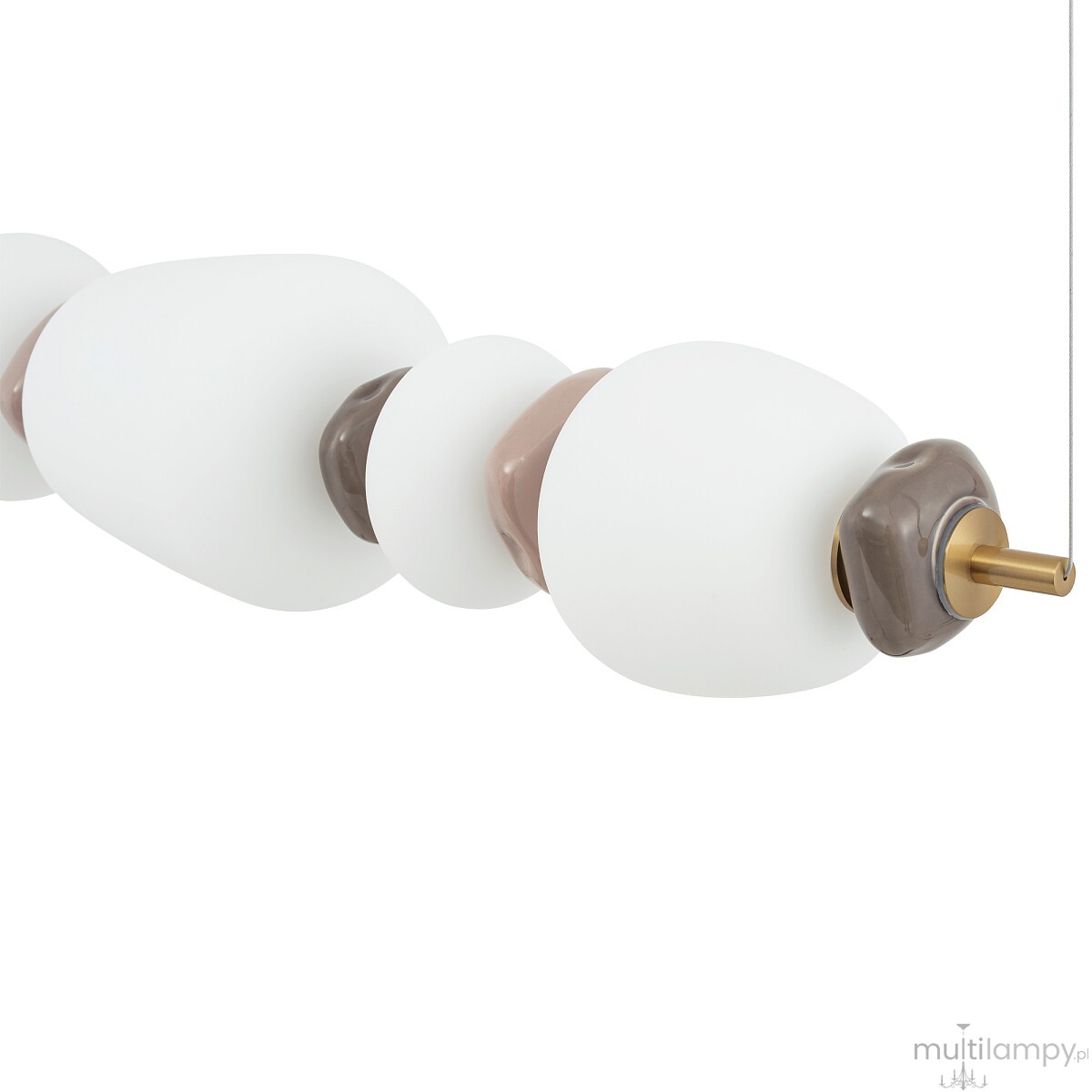 Ceramic lampa wisząca LED 26W 3000K złoty 11699