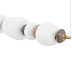 Ceramic lampa wisząca LED 26W 3000K złoty 11699