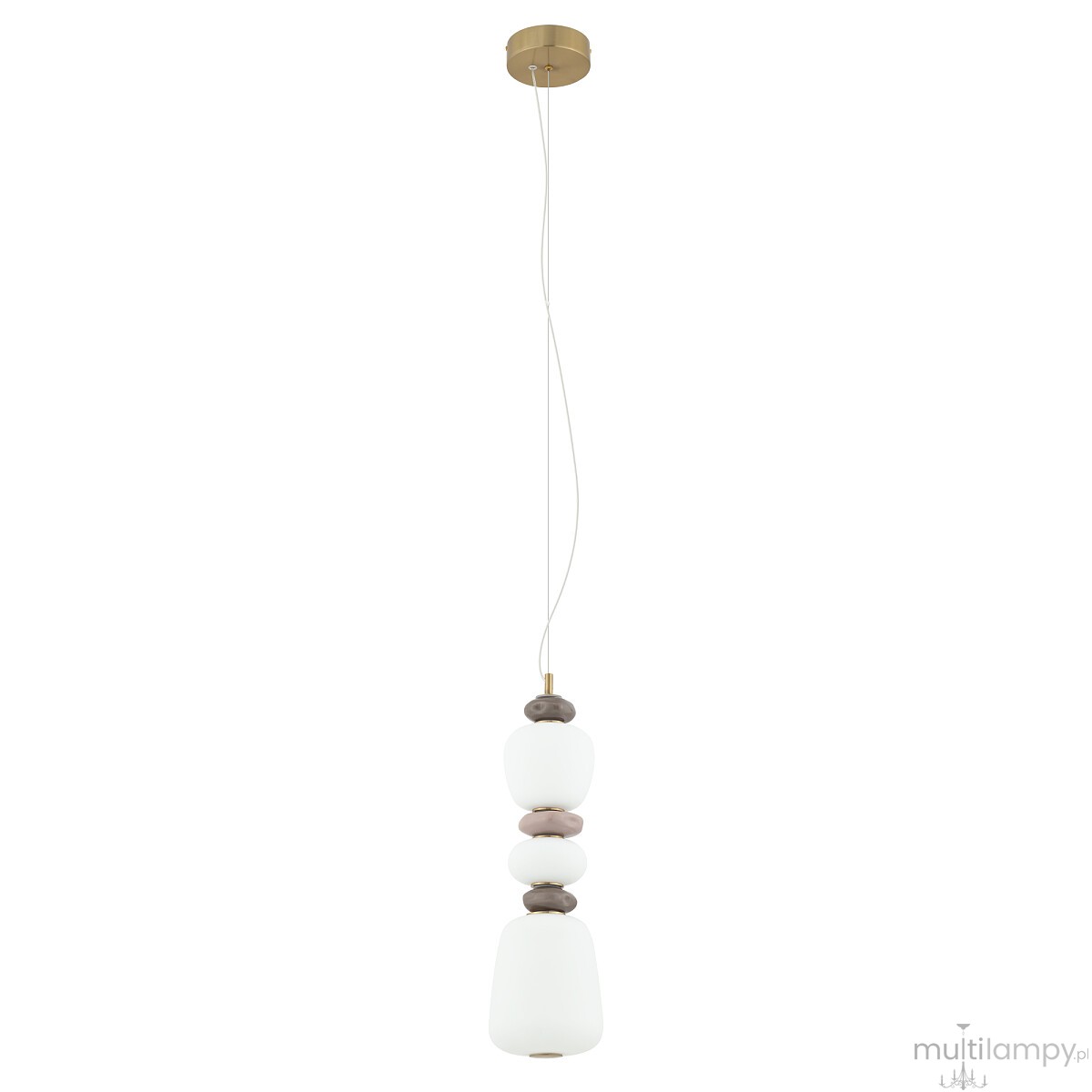 Ceramic lampa wisząca LED 19W 3000K złoty 11701