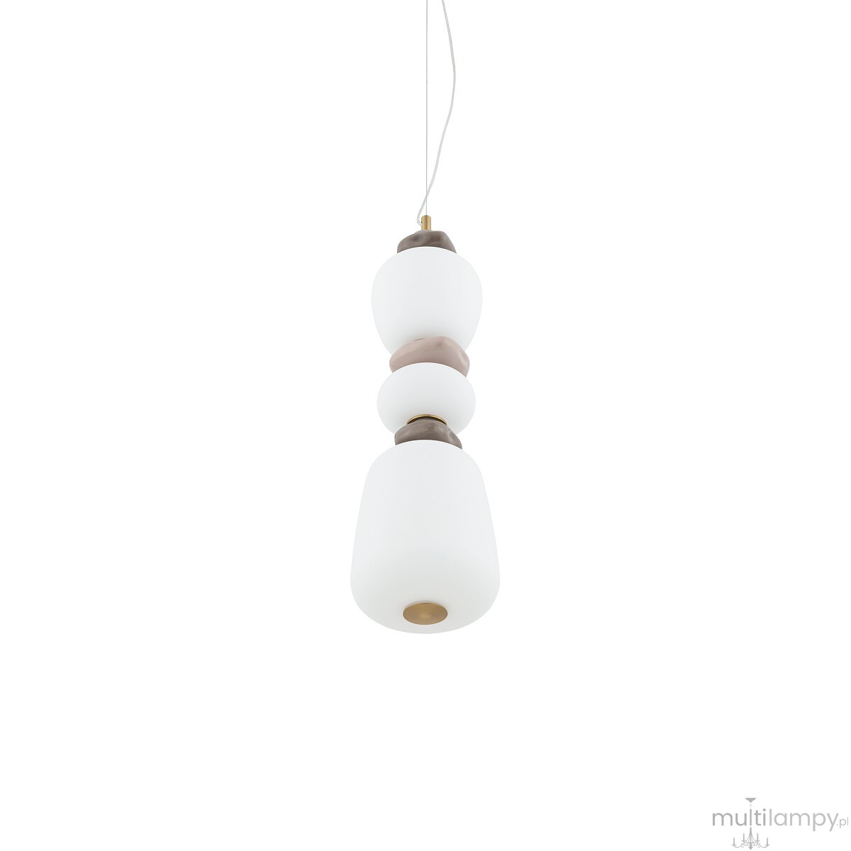 Ceramic lampa wisząca LED 19W 3000K złoty 11701