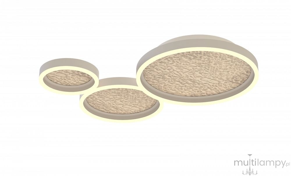 Bormes plafon 3xLED 44W piaskowy złoty 9069-313