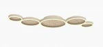 Bormes plafon 5xLED 72W piaskowy złoty 9069-513