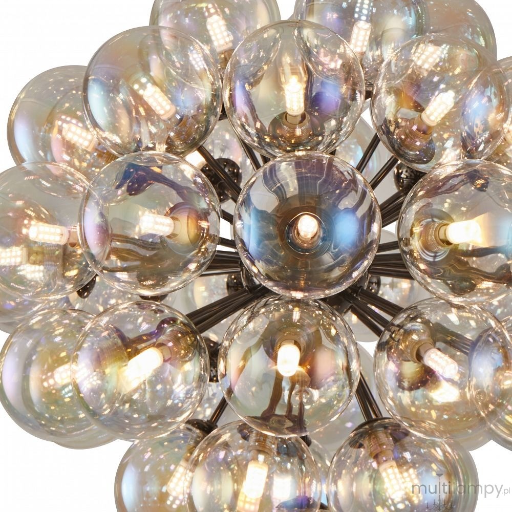 Portofino lampa wisząca 44xG9 czarny chrom 5079-4405