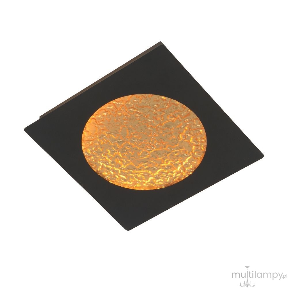 Toulon kinkiet LED 12W czarny złoty 4044-204S