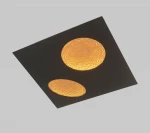 Toulon kinkiet 2xLED 36W czarny złoty 4044-304