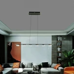 Cassis lampa wisząca 6xLED 33W czarny chrom 7066-702