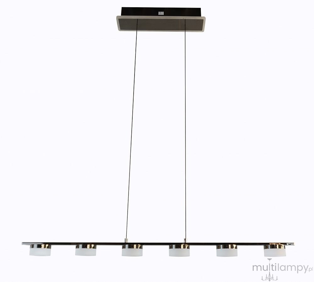 Cassis lampa wisząca 6xLED 33W czarny chrom 7066-702