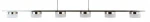 Cassis lampa wisząca 6xLED 33W nikiel 7066-703