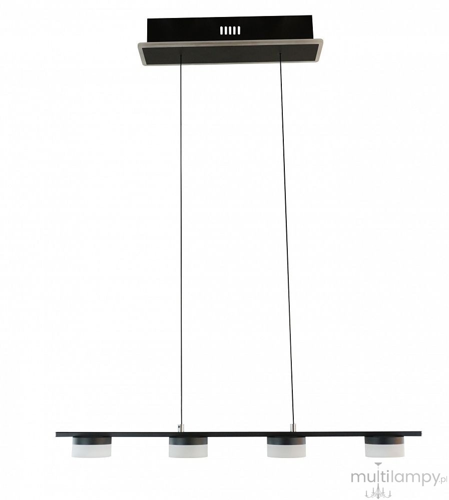 Cassis lampa wisząca 4xLED 24W czarny chrom 7066-502