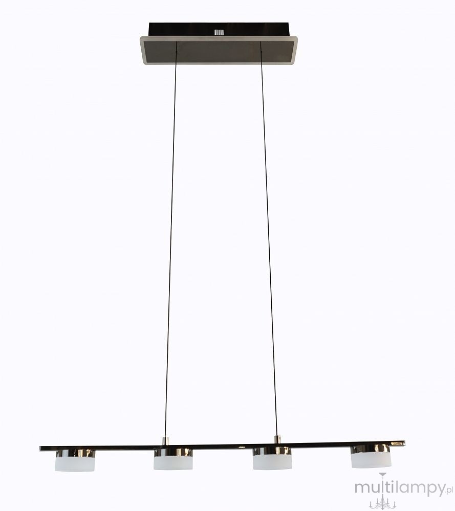 Cassis lampa wisząca 4xLED 24W czarny chrom 7066-502