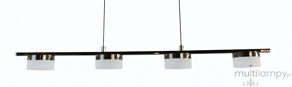 Cassis lampa wisząca 4xLED 24W czarny chrom 7066-502