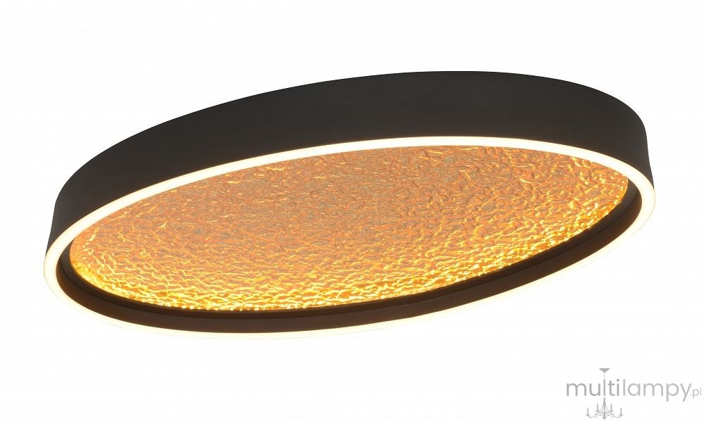 Bormes plafon LED 40W czarny złoty 9069-102