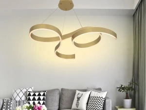 Martialo lampa wisząca LED 48W złota 6213-0115