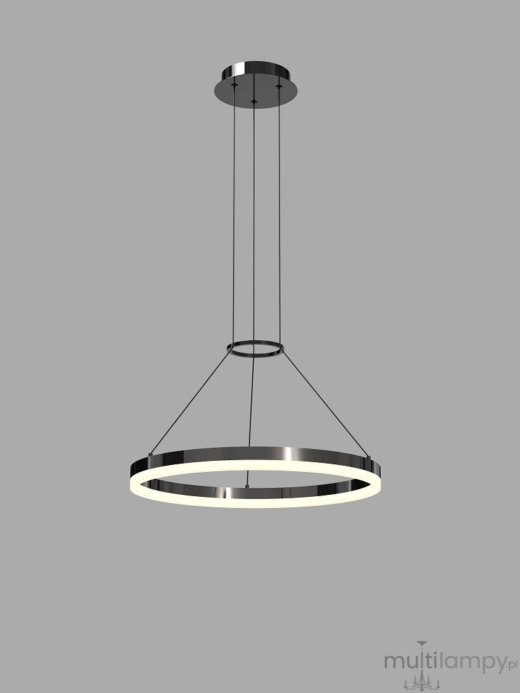 Perpignon lampa wisząca LED 30W czarny chrom 6049-0110