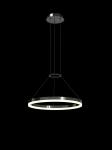 Perpignon lampa wisząca LED 30W czarny chrom 6049-0110