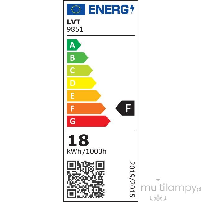 Erik LED D33 plafon z czujnikiem ruchu IP44/18W/4000K biały
