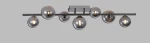 Sevilla lampa sufitowa 7xG9 czarny chrom dymiony 9214-0710